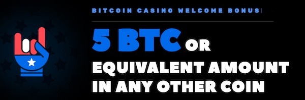 BitcoinCasino.us Welcome Bonus